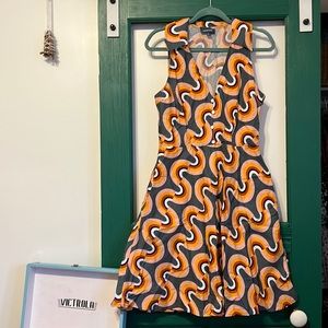 ModCloth Fit and Flare Retro Dress